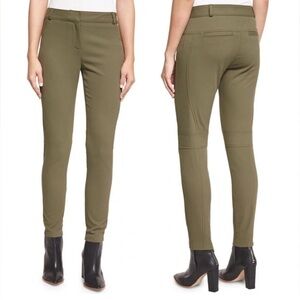 Veronica Beard | Blossom Skinny Biker Ankle Pant |‎ Army Green | Women’s Size 2
